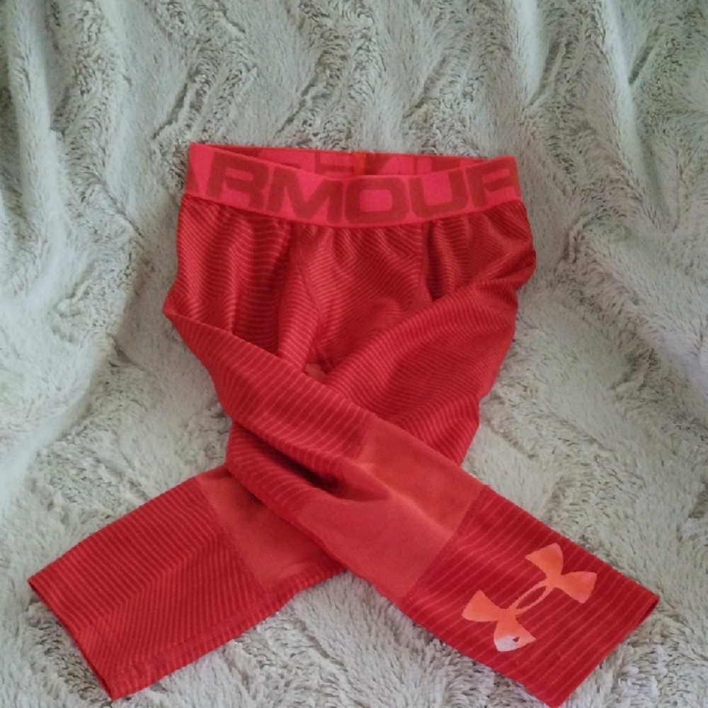 Under Armour Kids Vibrant Red Leggings